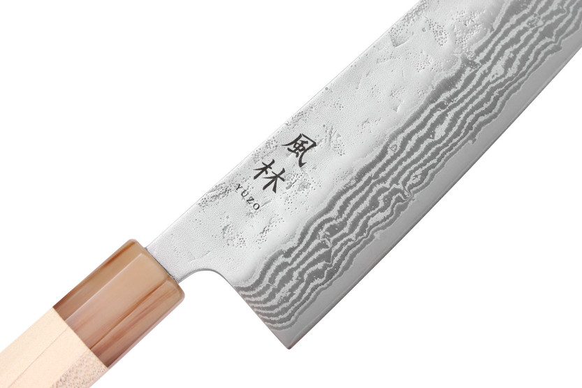 Håndlavet japansk kokkekniv, 24 cm, Yuzo Haruto Damas