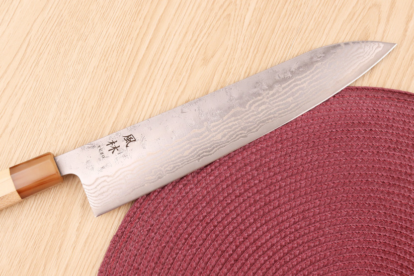 Håndlavet japansk kokkekniv, 24 cm, Yuzo Haruto Damas