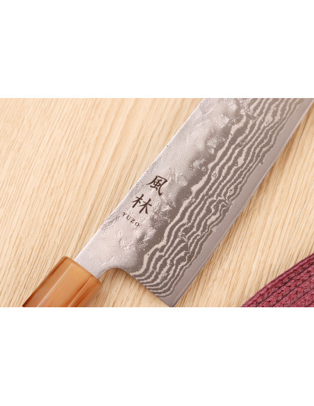 Håndlavet japansk kokkekniv, 24 cm, Yuzo Haruto Damas