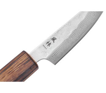 Håndlavet japansk køkkenkniv, 8 cm, Yuzo Enju Damas 440C 2