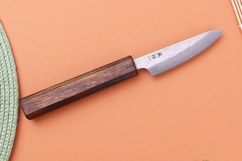 8 cm Handcrafted Japanese Yuzo Enju Damascus 440C Paring Knife