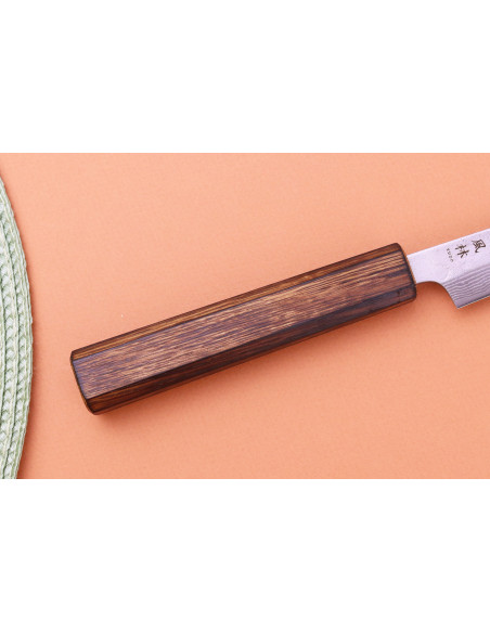 Yuzo Enju Damas 440C -käsintehty japanilainen 8 cm:n keittiöveitsi