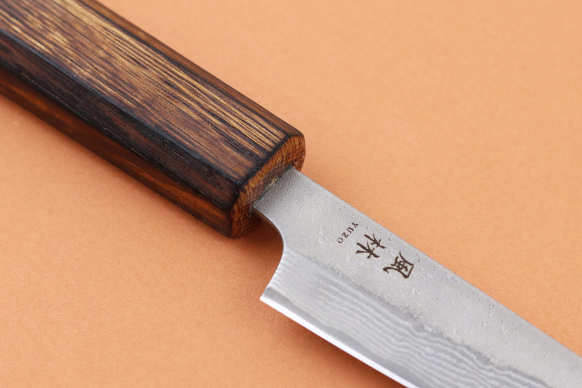8 cm Handcrafted Japanese Yuzo Enju Damascus 440C Paring Knife
