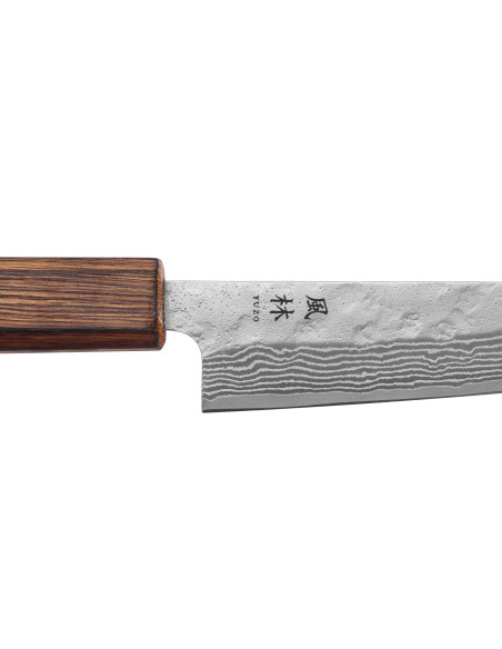 Håndlavet japansk universal kniv, 15 cm, Yuzo Enju Damas 440C