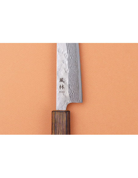 Yuzo Enju Damascus 440C Handcrafted Japanese 15-cm Utility Knife