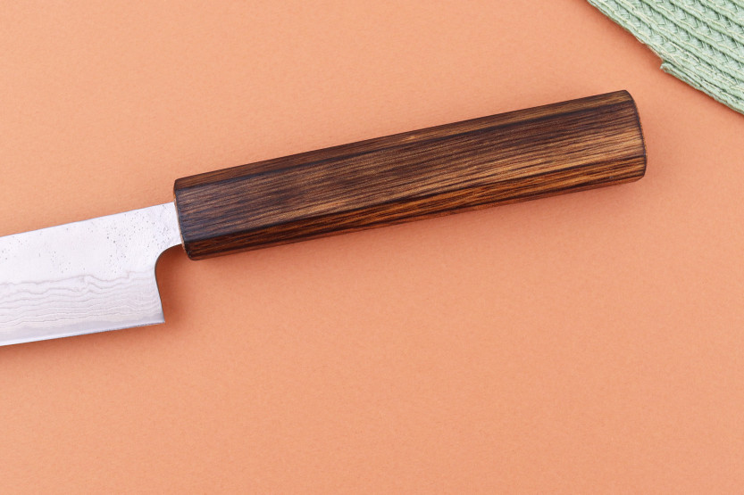 Håndlavet japansk universal kniv, 15 cm, Yuzo Enju Damas 440C