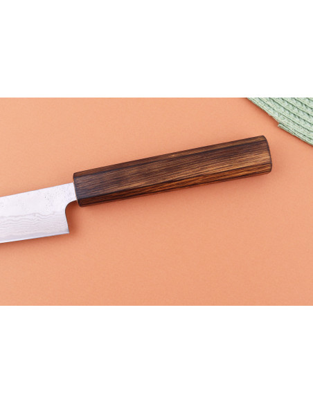 Yuzo Enju Damascus 440C Handcrafted Japanese 15-cm Utility Knife