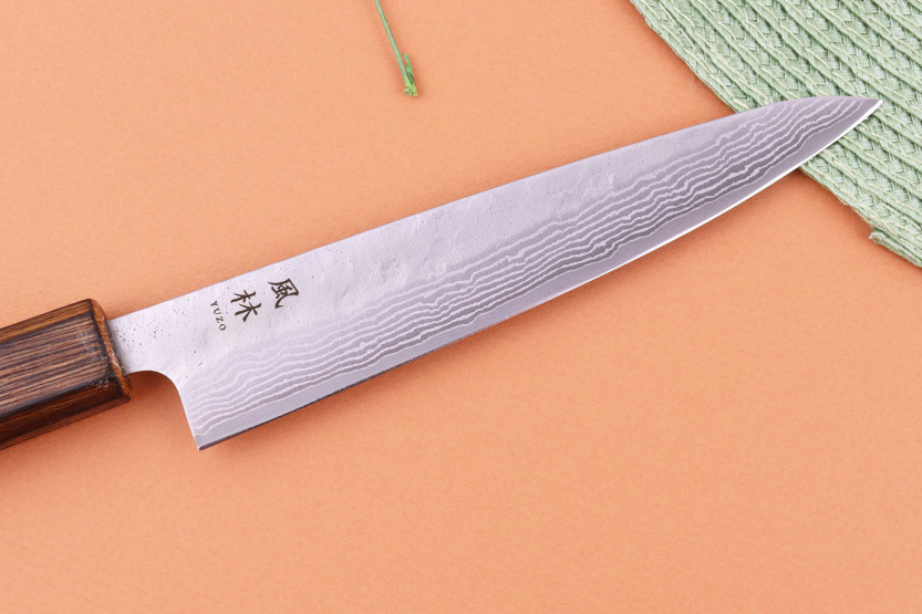 Håndlaget japansk universal kniv, 15 cm, Yuzo Enju Damas 440C