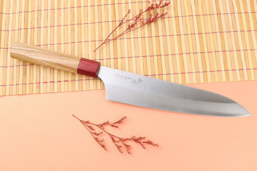 Handgjord japansk kockkniv, 21 cm, Makoto Kurosaki Ryusei VG7