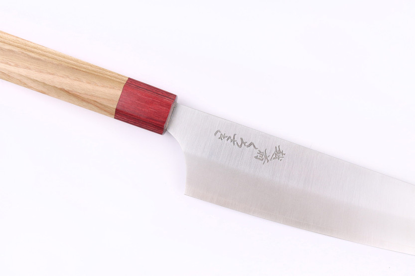Faca de chef japonesa artesanal de 21 cm, Makoto Kurosaki Ryusei VG7