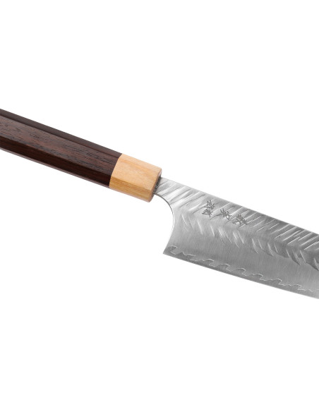 Faca de chef japonesa artesanal de 21 cm Yoshimi Kato SPG StrixV-Tsuchime