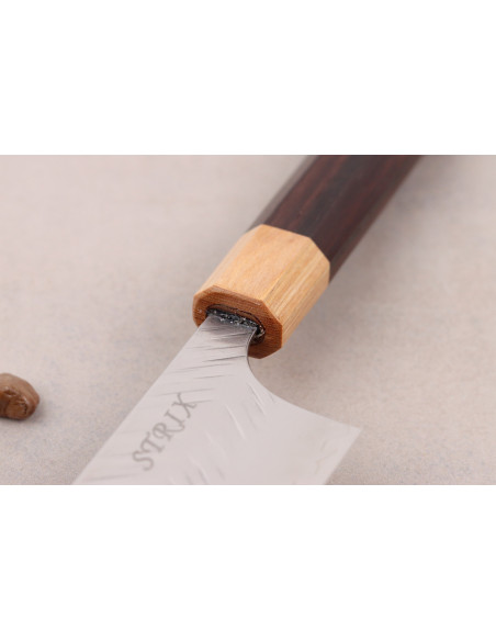Yoshimi Kato SPG StrixV-Tsuchime Handcrafted Japanese Chef's Knife, 21 cm