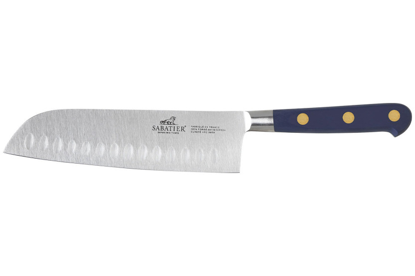 Sabatier Idéal Abysse Blue Santoku Knife, 100% Forged, 18 cm Blade