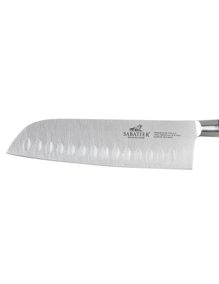 Sabatier Idéal Santoku-kniv, Abysse-blå, 100 % smedet, klinge 18 cm