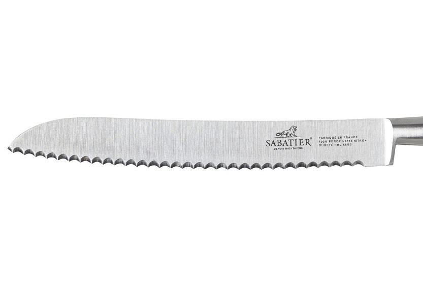 Sabatier Idéal Abysse Blue Bread Knife, 100% Forged, 20 cm Blade