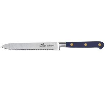 Sabatier Idéal-universalkniv, Abysse-blå, 100 % smidd, bladlängd 12 cm