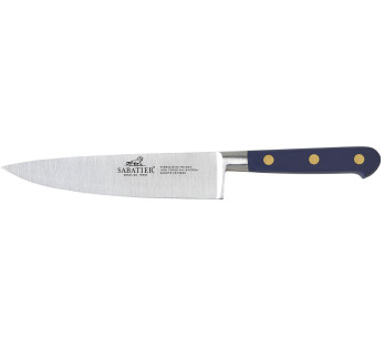Sabatier Idéal Bleu Abysse kockkniv, 100 % smidd, bladlängd 15 cm