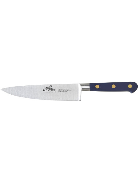 Sabatier Idéal Bleu Abysse kockkniv, 100 % smidd, bladlängd 15 cm