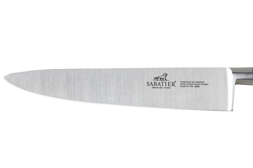 Faca de chef Sabatier Idéal Azul Abissal, 100% forjada, lâmina de 20 cm