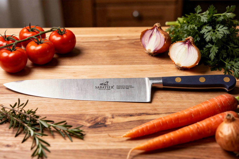 Sabatier Idéal Abysse Blue Chef's Knife, 100% Forged, 20 cm Blade