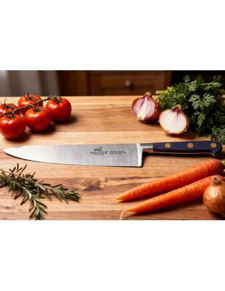 Sabatier Idéal Bleu Abysse kokkekniv, 100 % smedet, klinge 20 cm