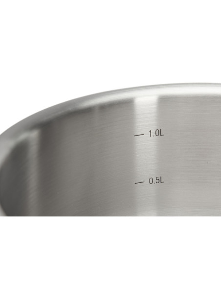 Sett med 4 De Buyer Prim'Appety-gryter i rustfritt stål, 14–16–18–20 cm