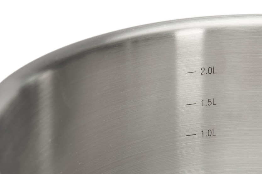 4 -osainen De Buyer Prim'Appety -kattilasetti, ruostumatonta terästä, 14–16–18–20 cm