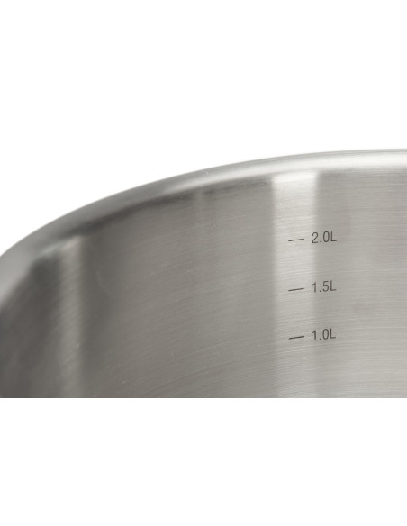 4 -osainen De Buyer Prim'Appety -kattilasetti, ruostumatonta terästä, 14–16–18–20 cm