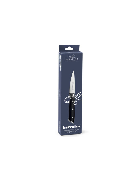 Cuchillo de cocina Sabatier International Hercules, hoja de 9 cm, mango de ABS con 3 remaches