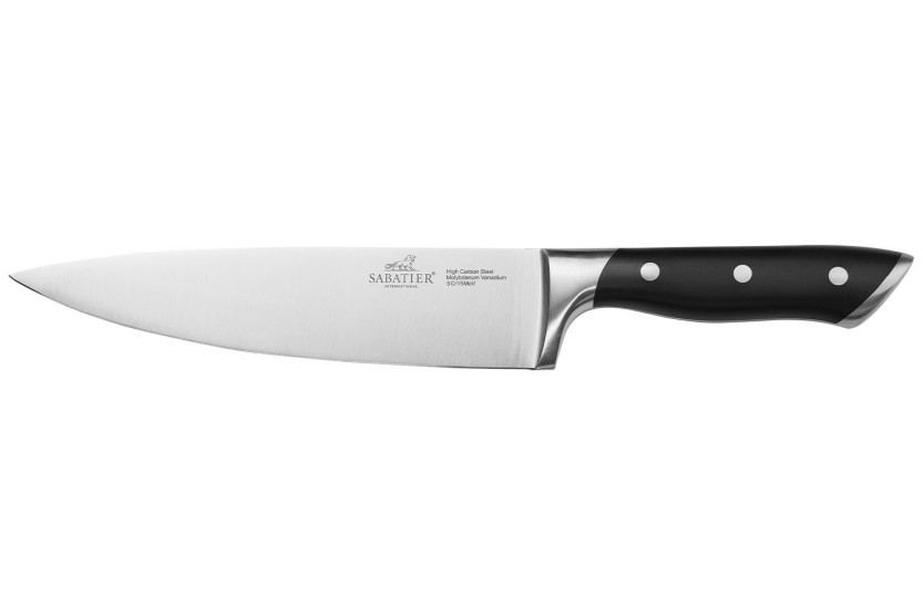 Sabatier International Hercules 3-teiliges Messerset: Büro-Messer 9 cm + Allzweckmesser 12 cm + Kochmesser 20 cm