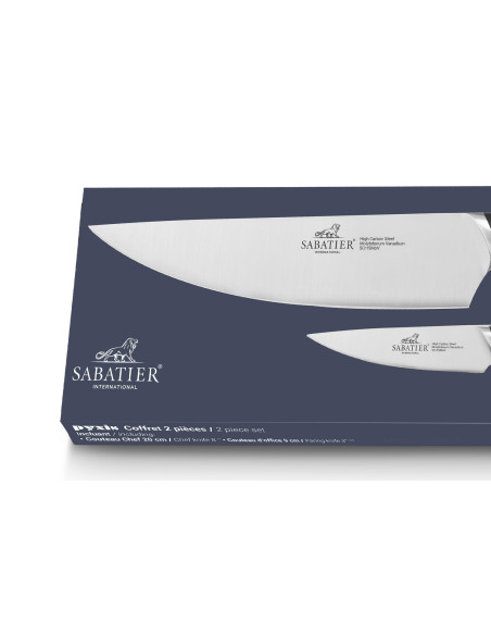 Sabatier International Pyxis Office 9 cm + Chef 20 cm, 2 veitsen sarja