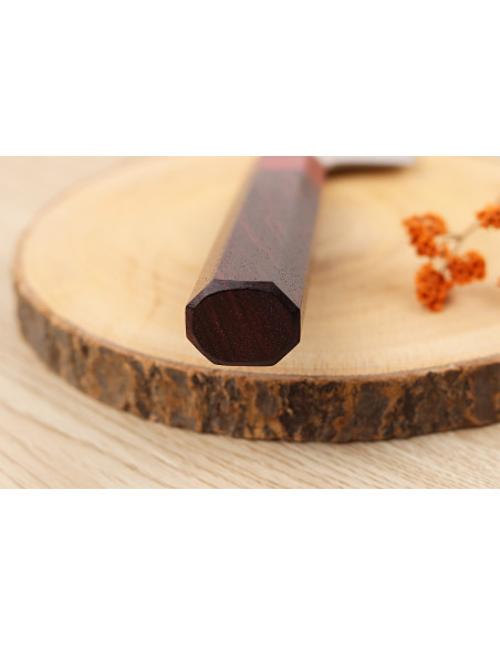 Takeshi Saji VG10 Rainbow Handcrafted Japanese Chef's Knife, 21 cm
