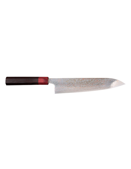 Takeshi Saji VG10 Rainbow Handcrafted Japanese Chef's Knife, 21 cm