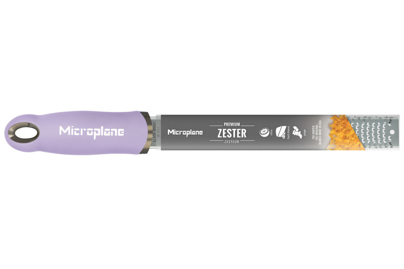 Rallador y pelador Microplane Premium Pop of Colour Flor de lavanda - 20,3 cm