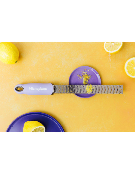 Grattugia e zester Microplane Premium Pop of Colour Fiore di lavanda - 20,3 cm