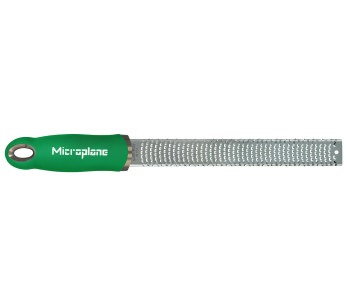 Ralador e ralador de casca Microplane Premium Pop of Colour Verde Manjericão - 20,3 cm
