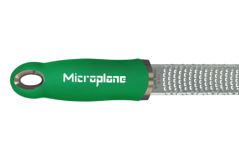Ralador e ralador de casca Microplane Premium Pop of Colour Verde Manjericão - 20,3 cm