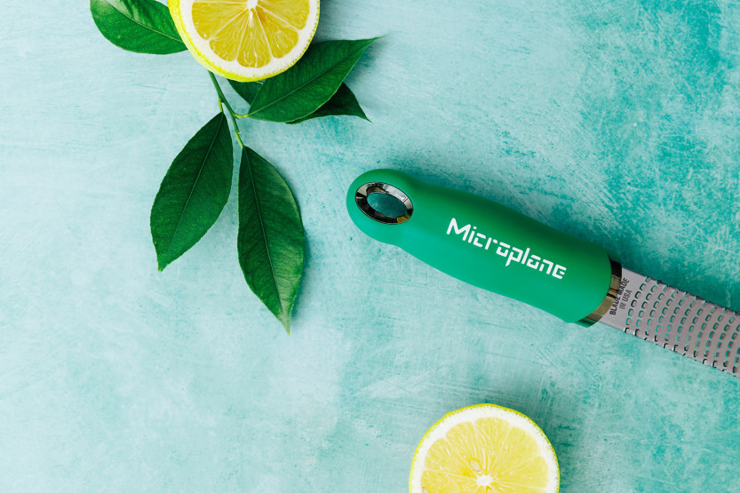 Grattugia e zester Microplane Premium Pop of Colour Verde Basilico - 20,3 cm