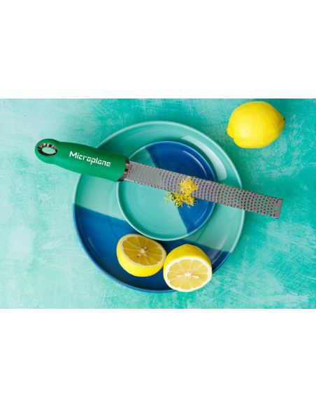 Microplane Premium Pop of Colour -raastin ja kuorija, basilikanvihreä – 20,3 cm