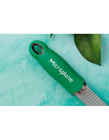 Rallador y pelador Microplane Premium Pop of Colour Verde Albahaca - 20,3 cm