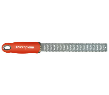 Grattugia e zester Microplane Premium Pop of Colour Arancione Sanguigno - 20,3 cm