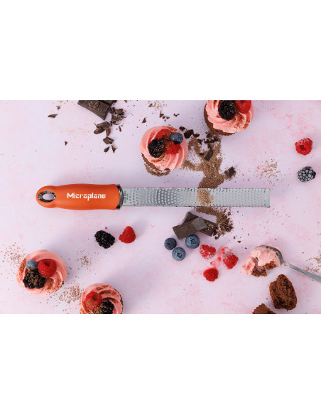 Microplane Premium Pop of Colour Zestenreibe in Blutorange – 20,3 cm