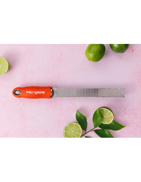 Microplane Premium Pop of Colour-rasp en schiller, bloedrood - 20,3 cm