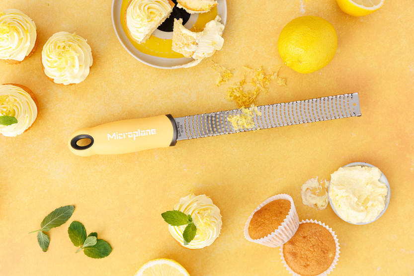 Microplane Premium Pop of Color Lemon Cream Zester and Grater - 20.3 cm