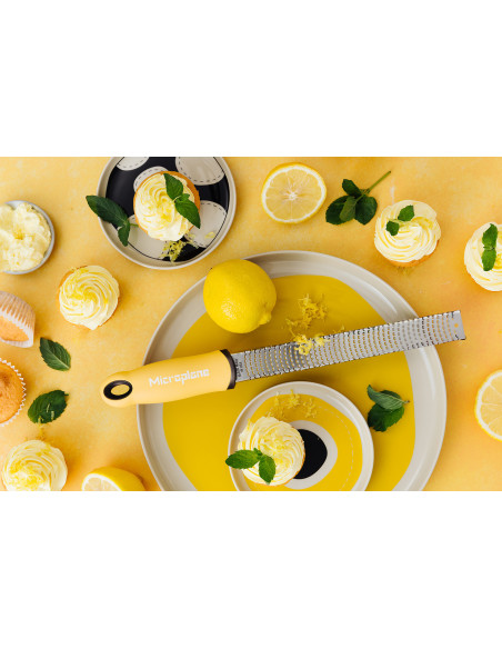 Grattugia e zester Microplane Premium Pop of Colour Crema di Limone - 20,3 cm
