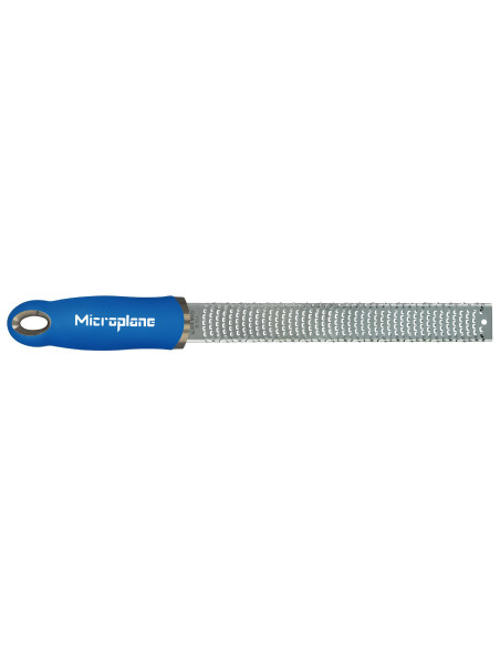 Microplane Premium Pop of Colour-rivejern og citronskræller, blåbærblå – 20,3 cm