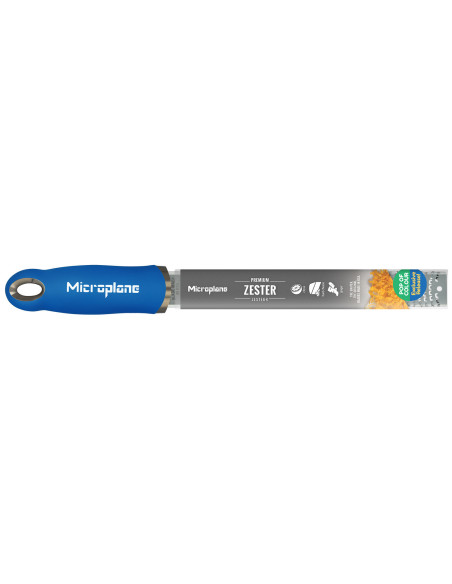 Rallador y pelador Microplane Premium Pop of Colour Azul arándano - 20,3 cm
