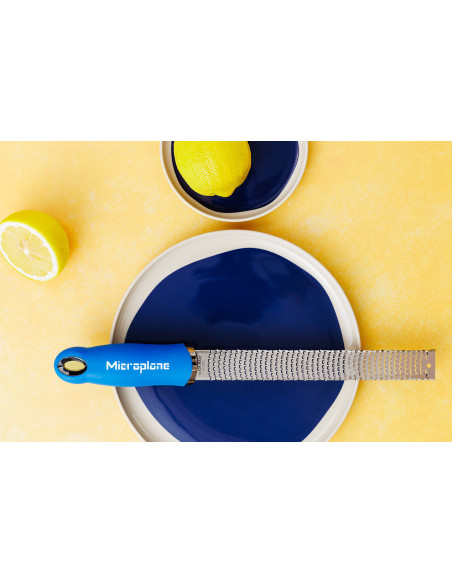 Ralador e descascador Microplane Premium Pop of Colour Azul Mirtilo - 20,3 cm