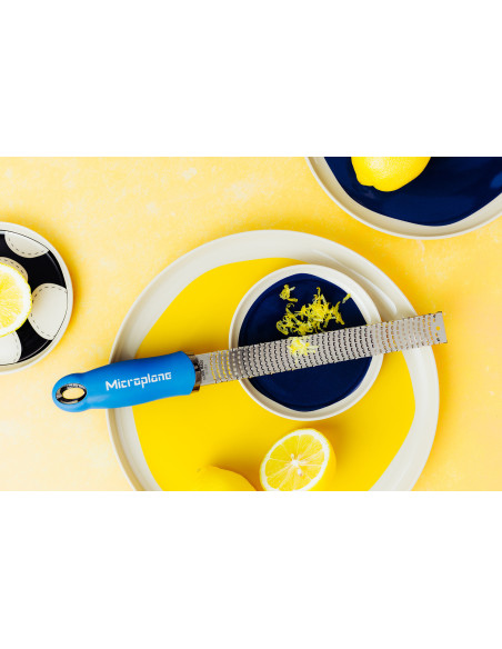 Rallador y pelador Microplane Premium Pop of Colour Azul arándano - 20,3 cm