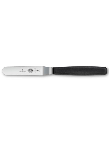 Spatola angolata Victorinox con manico nero, 8 cm